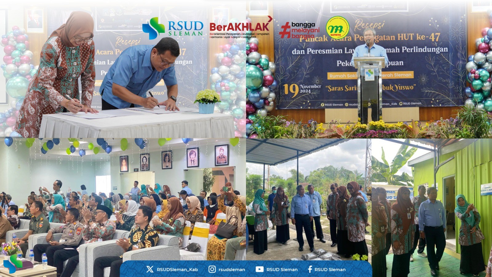 Resepsi HUT ke-47 RSUD Sleman ‘Saras Sarira Angrabuk Yuswa’